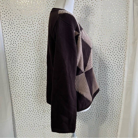 Vintage 90's Colorblock Cardigan - Picture 4 of 7